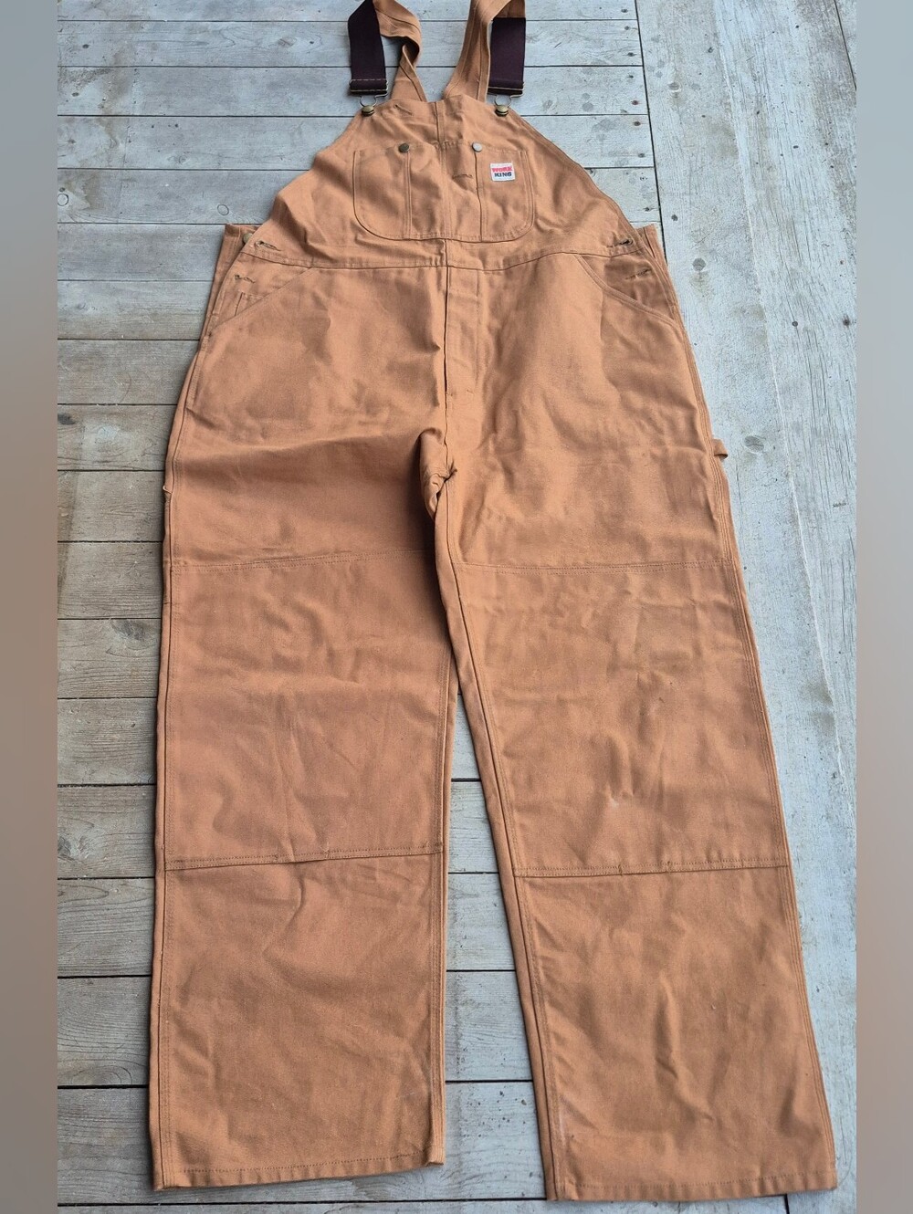 Work King Duck Bib Overall Mens Size XL
